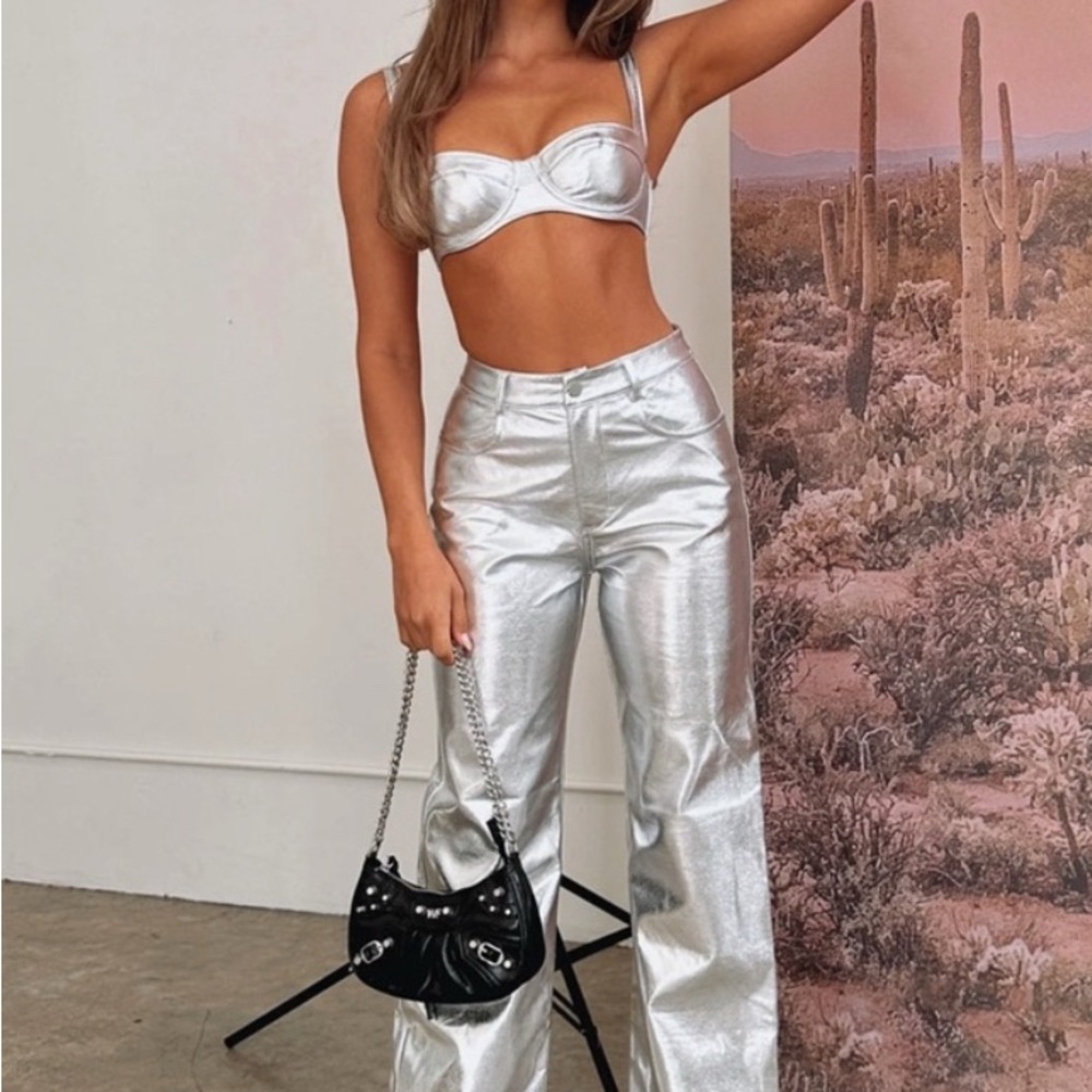 White Fox Silver Jeans